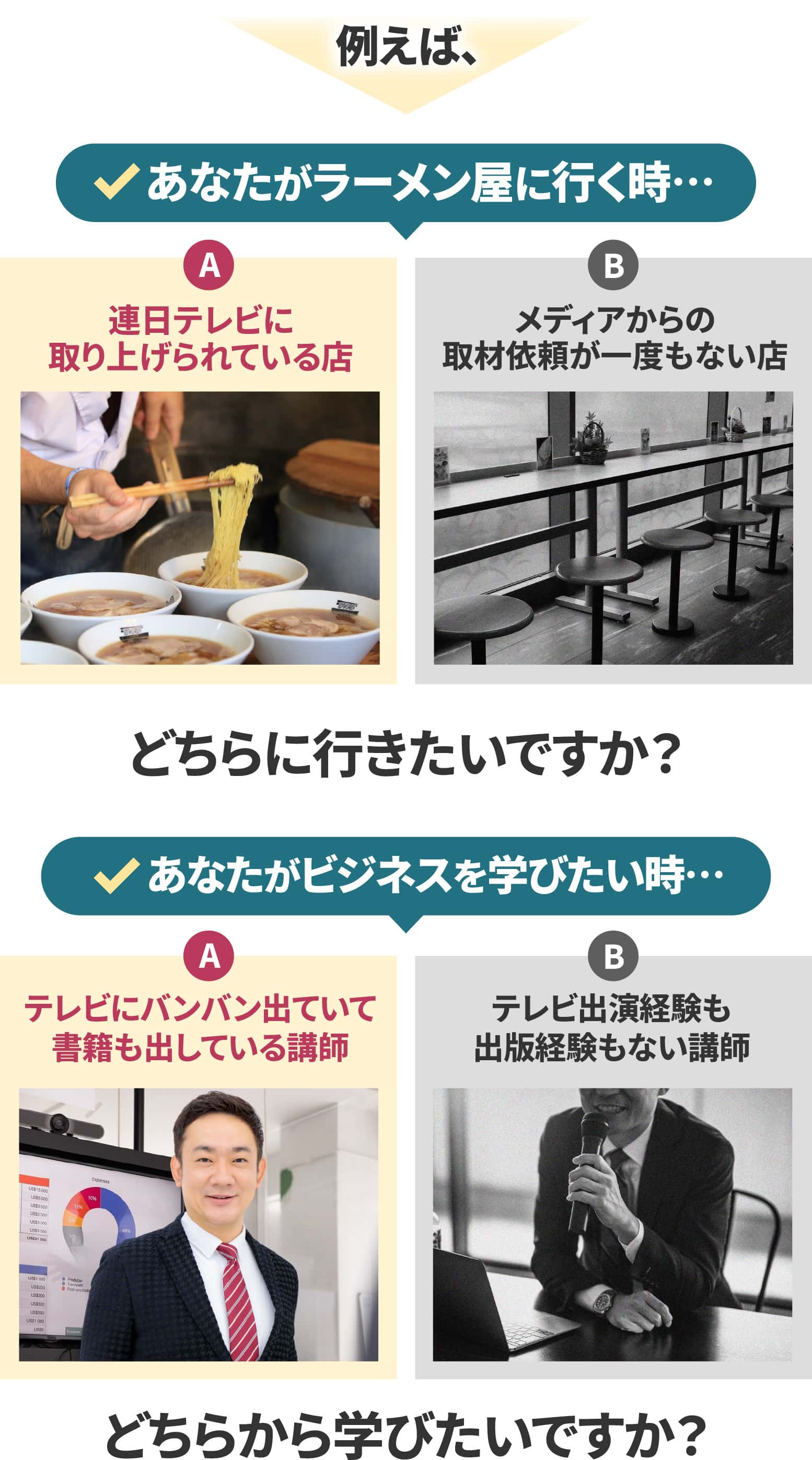 どちらから学びたいですか？